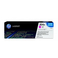 Cartucho original de tóner magenta HP 304A